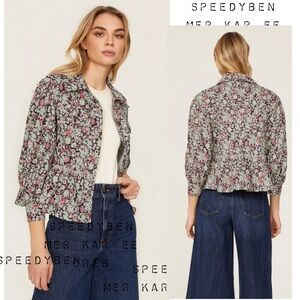 Cinq à Sept Party Print Lizzie Jacket Size 4